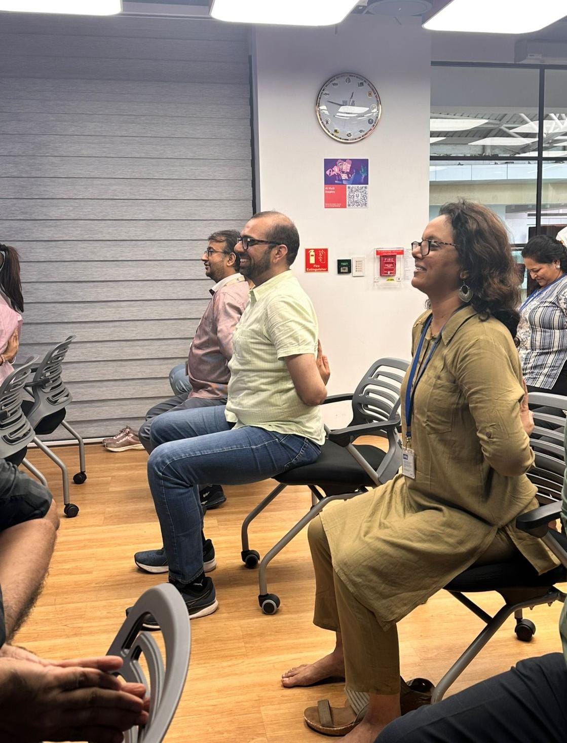 Corporate Krida Laughter Yoga Session