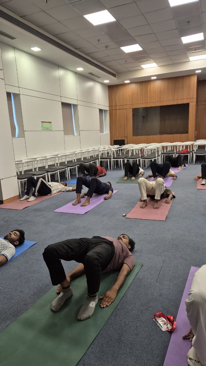 Corporate Power Yoga Session